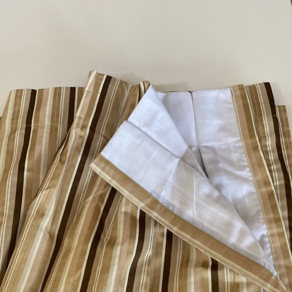 JCP Home Custom Drapery panel Supreme drapery in elegant pattern NWOT